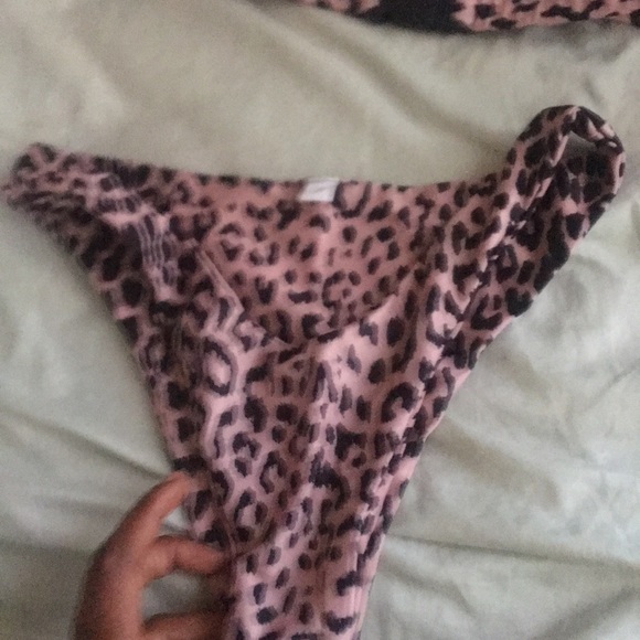 2 piece Cheetah Print Bathing Suit - Picture 3 of 6